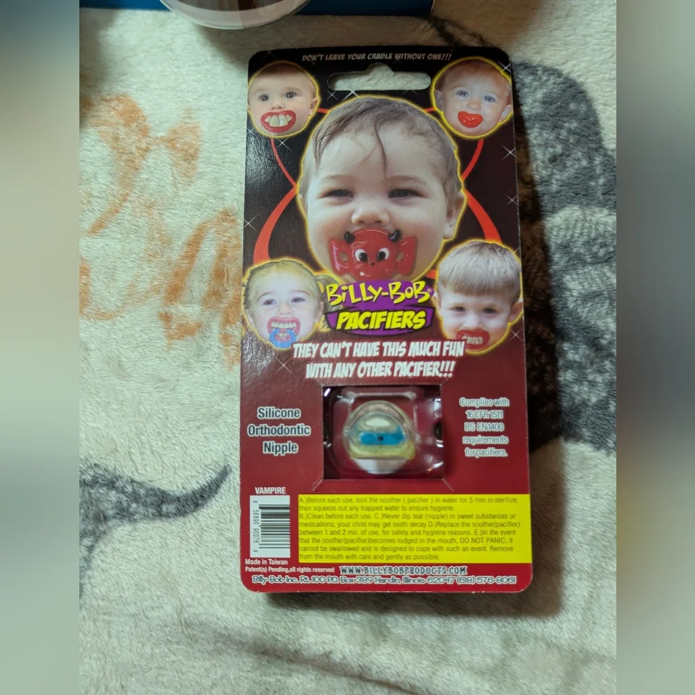 Gama Go Rise & Shine Sippy Cup, Vampire Pacifier And Raspberry Pacifier Bundle - Picture 4 of 12